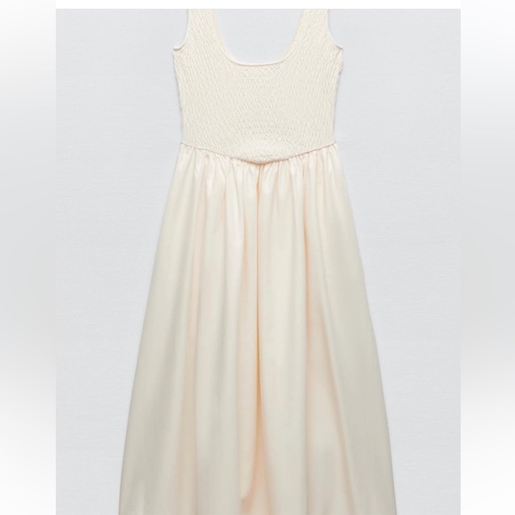 Zara size small contrasting midi dress - Picture 3 of 4